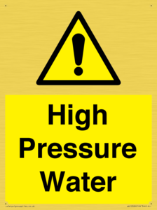High Pressure Water
